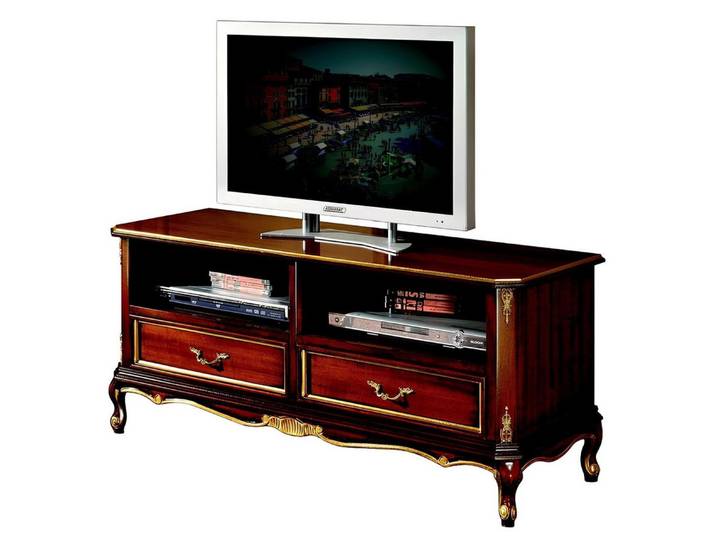 Xlmoebel TV-Schrank Klassisches TV-Sideboard aus hochwertigem Holz mit Stauraum (RTV) Hergestellt in Italy