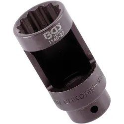 BGS 1140-27 Lambdasonden Einsatz Antrieb Innenvierkant 12,5mm SW 27mm Zwölfkant, 28mm Fenster