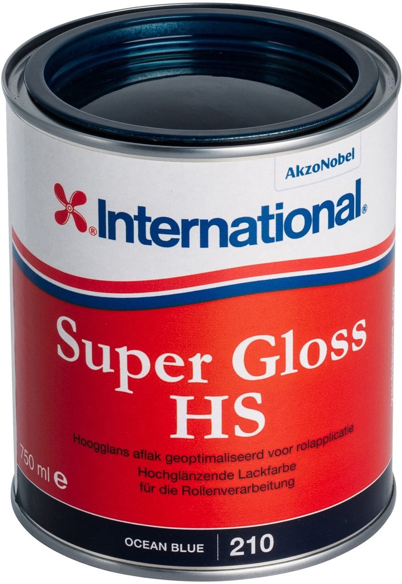 International Super Gloss HS Verf Ocean Blue 0,75 l