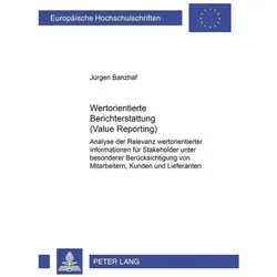 Wertorientierte Berichterstattung (Value Reporting), Fachbücher von Jürgen Banzhaf