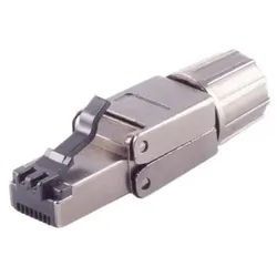 RJ-45 Stecker, werkzeuglos, quick, STP, Cat. 8.1
