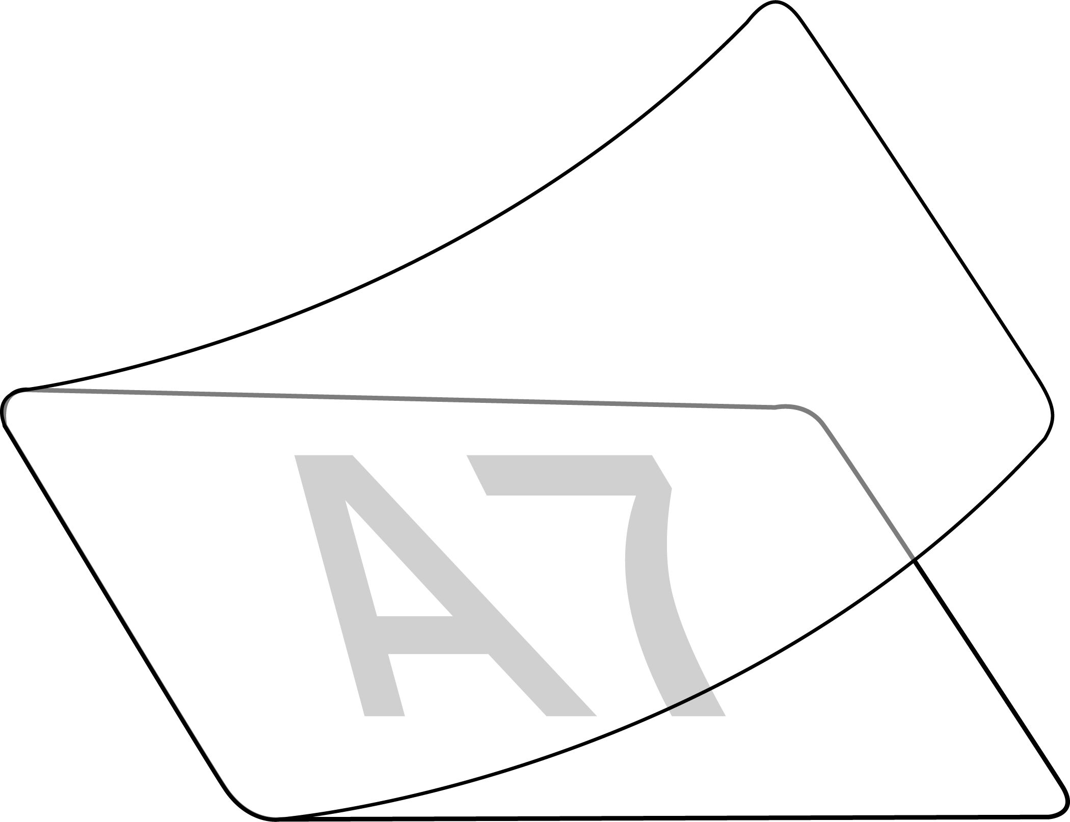 SPRINTIS 100 Unités - Films laminés à froid 86 x 117 mm, pour format A7 A7, PET, transparent