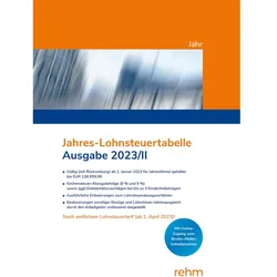 Jahres-Lohnsteuertabelle 2023/II, Fachbücher