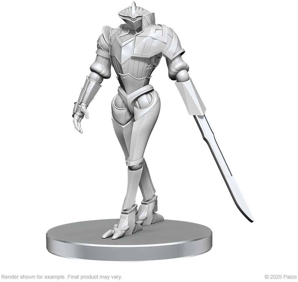 Pathfinder Deep Cuts Unpainted Miniatures: Automaton - Wiz Kids LLC - Unpainted, Primed, and Ready to Paint for Pathfinder Tabletop Gaming