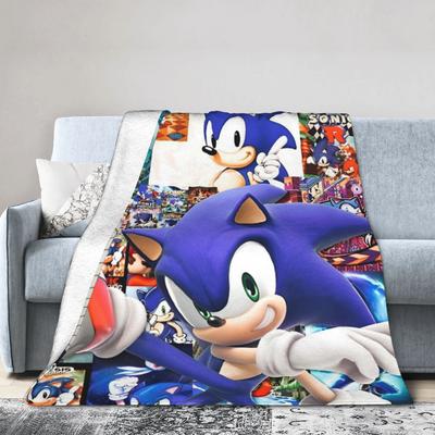 Shop Station Shadow Game Cartoon Throw Blanket Ultra Soft Gaming Fleece Bed & Sofa Blanket c 30x40in
