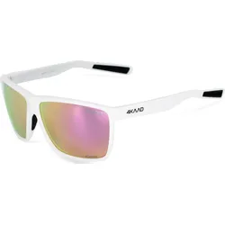 4Kaad, Unisex, Sportbrille, Brille SUNSET SPORT white-pink (White), Weiss, Pink