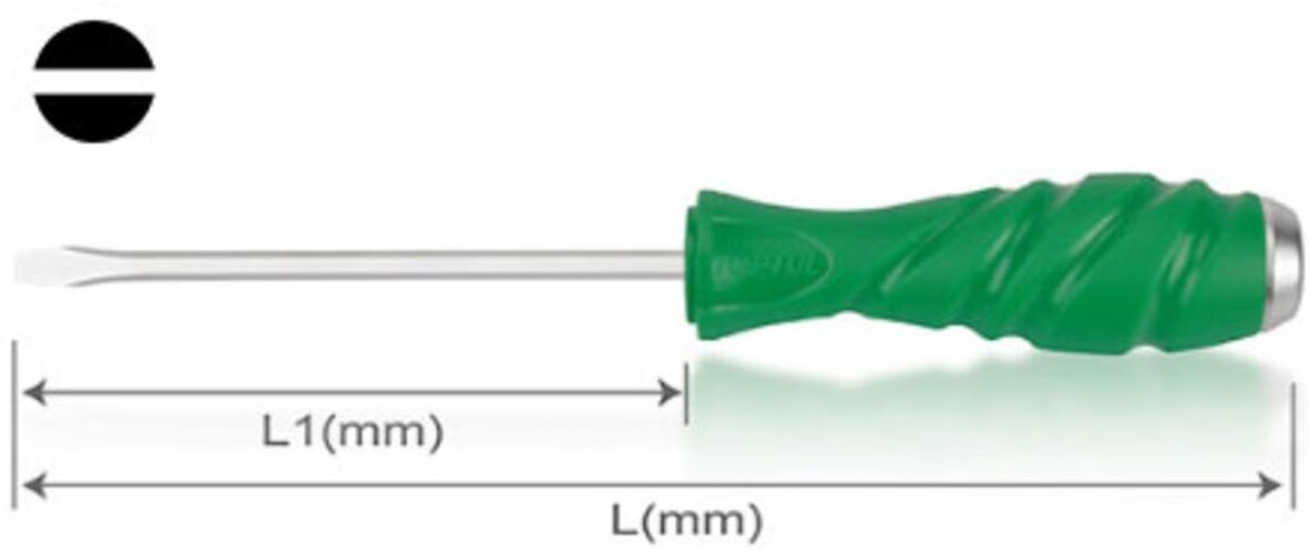 Schlitzschraubendreher TOPTUL FAGE0510