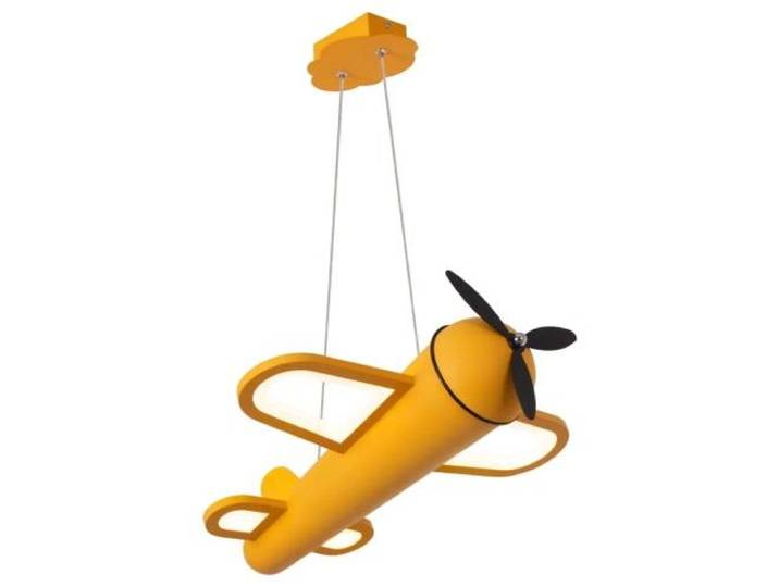 FOKKER – Hängeleuchte für Kinder – LED – 1x28W, 2500K – Gelb