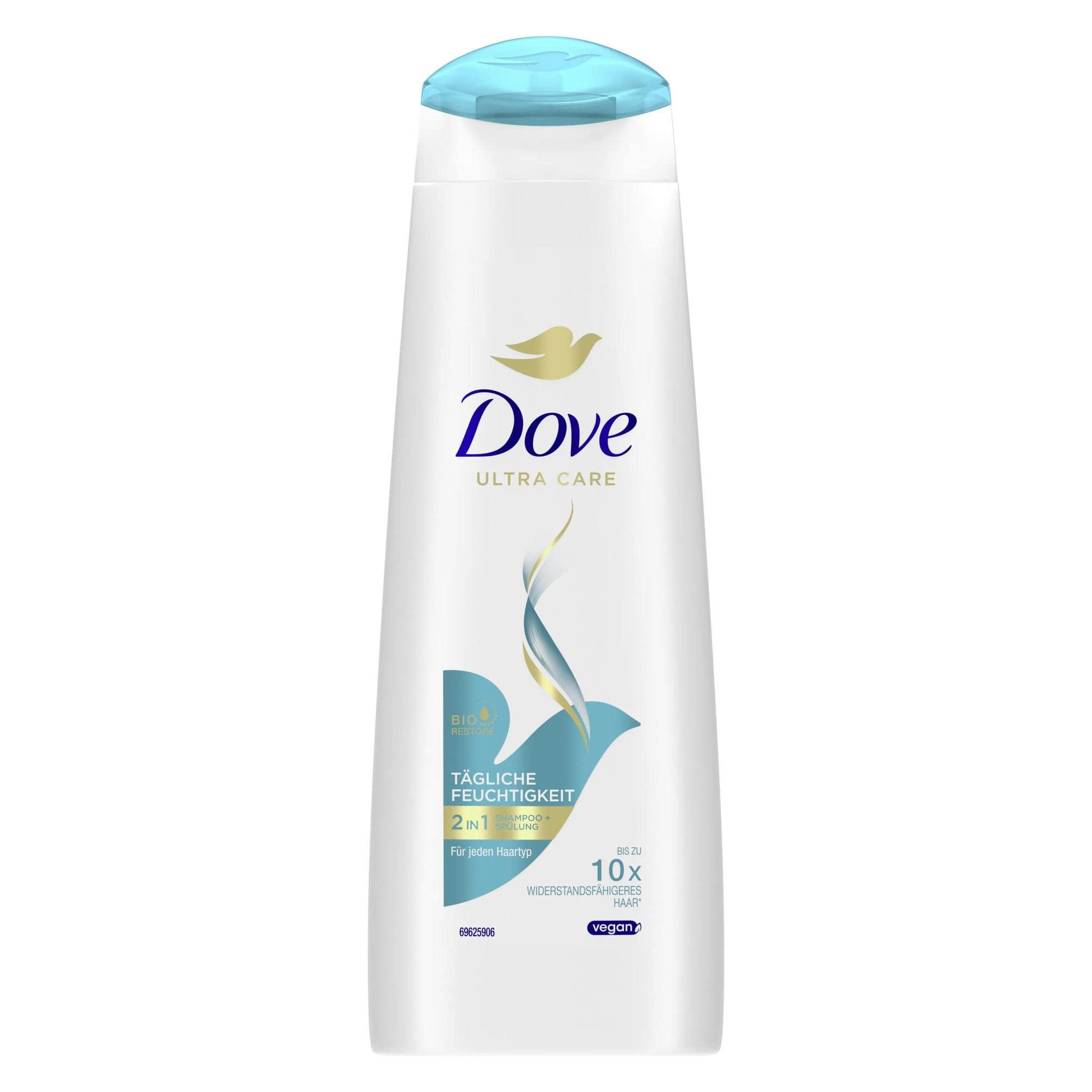 Dove Nutritive Solutions 2in1 Shampoo and Conditioner for Normal to Dry Hair Daily Moisture 250ml (250 ml) (3263347004)