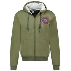 Geographical Norway, Landkarte, Geganto DB 100 M sweatshirt WZ3028H/GN-Kaki
