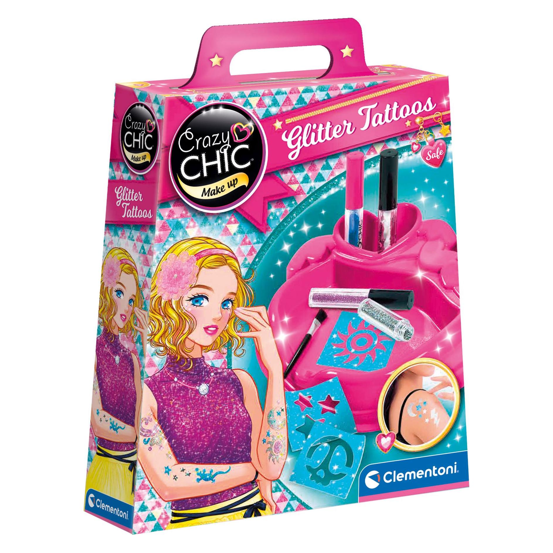 Clementoni Crazy Chic - Glitzertattoos (18513)