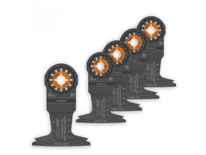 CMT Orange Tools OMF228-X5 Radiale messen 65mm BIM voor hout en metaal