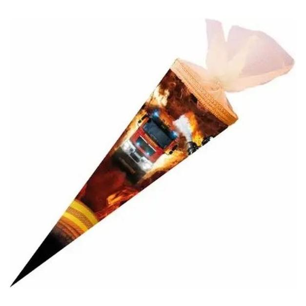 Idena Nestler Schultüte Flammenheld 50cm mit Tüllverschluss (50 cm) (69302715)