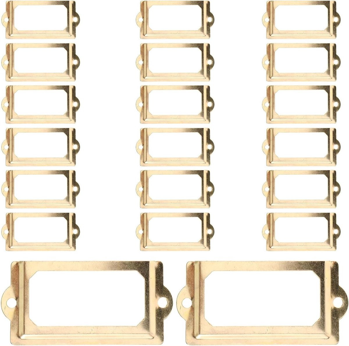 Naamkaart Frame Labelhouder Lade Antieke Stijl Goudkleurig - 20 stuks