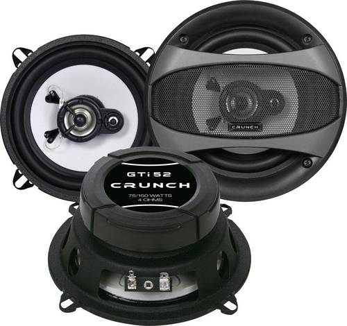 Crunch GTI-52 2-Wege Einbau-Lautsprecher 150W Inhalt: 1 Paar
