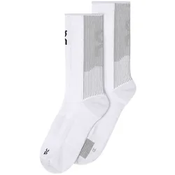 On Unisex Performance Run Sock High weiß