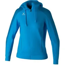 ERIMA Damen Kapuzensweat EVO STAR training jacket with hood, Größe 36 in Blau Blau