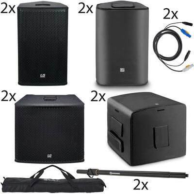 LD Systems Stinger 10/Sub15 Power Bundle noir