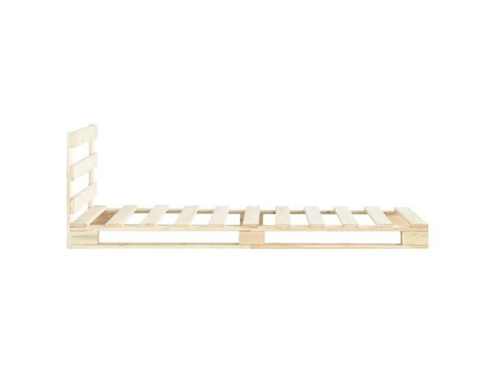 Magnifique Cadre de lit simple - Sommiers à lattes - pour adulte - de palette sans matelas - bois massif pin 100x200cm 5187