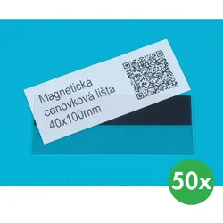 Magnetische V-Leiste, 40 x 100 mm, 50 Stk.