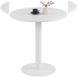 CLP Bistrotisch Jarla Holz HBT: 73x70x70 cm weiß