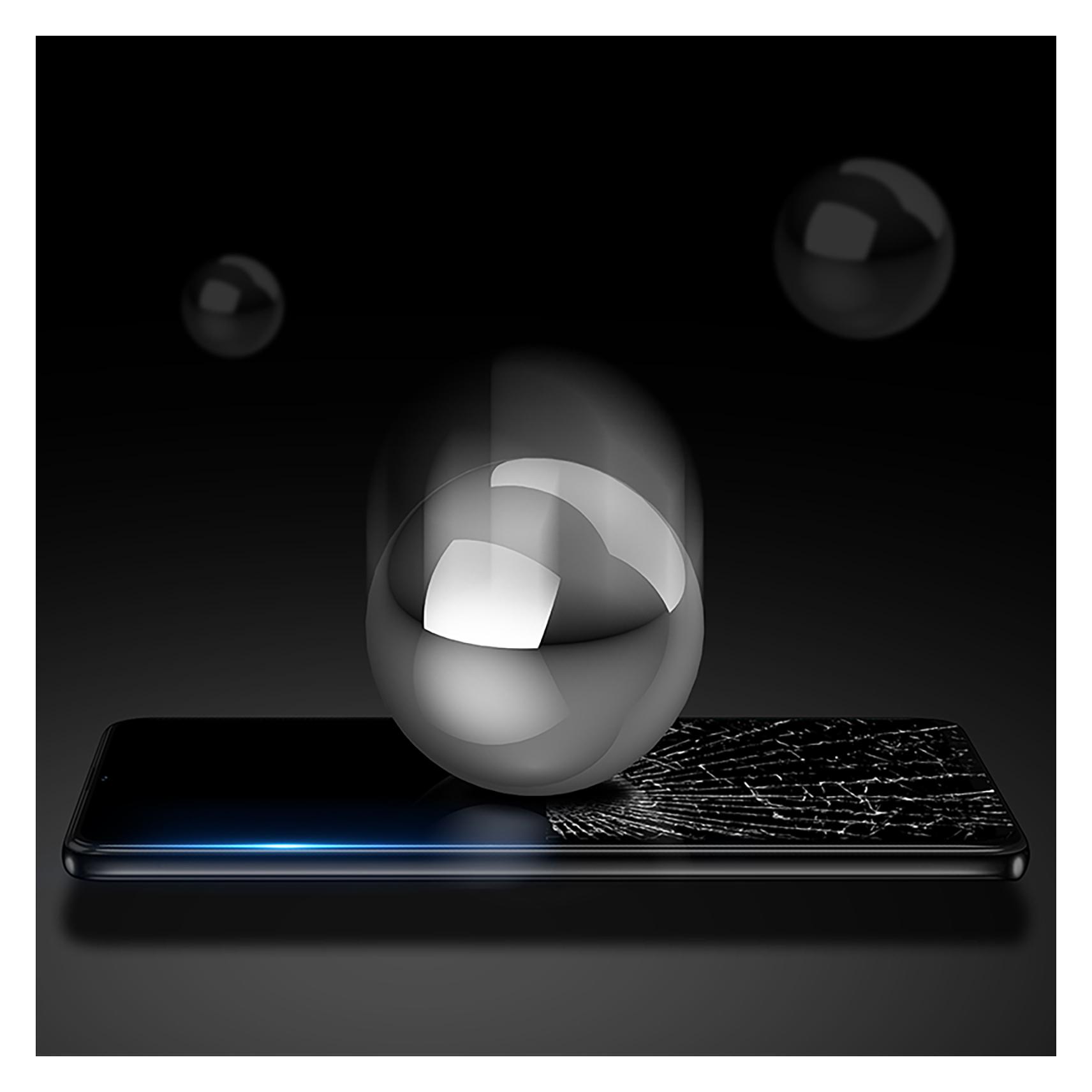 Dux Ducis 9D Tempered Glass Vivo Y16 / Y02s full screen with frame black (case friendly) (1 Stk., Vivo Y16) (Dux Ducis Tempered Glass-9D vivo Y16/Y02s Black)