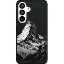 Nivocase Handyhülle für Samsung Galaxy S26+ Hülle NIVOpure Case Schwarz Alpspitze Berg Schnee (Samsung Galaxy S26+), Smartphone Hülle, Schwarz