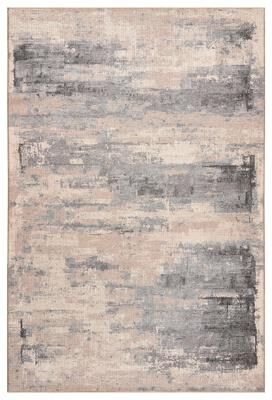 Terra by Obeetee Avalon Brushstrokes Gray Rug