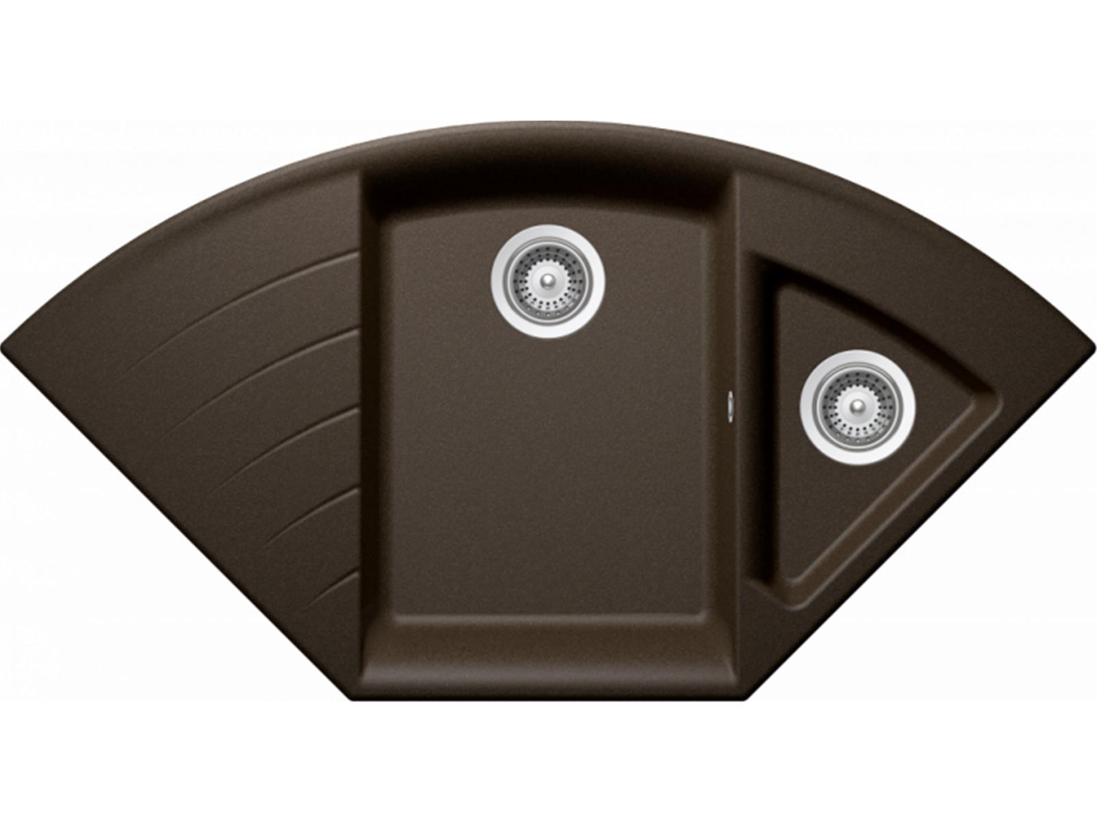 Schock Unterbau-Einbauspüle Lotus C-150 U Bronze inkl. Resteschale