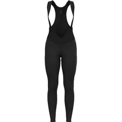 Odlo, Damen, Velohosen, Bib long ZEROWEIGHT PRO X-WARM (S), Schwarz
