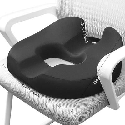 Inspire Essentials Donut Seat Cushion Memory Foam Pillow a