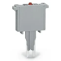 Wago 280-856/281-414 Sicherungsstecker,mit eingelöteter Miniatursicherung,mit Leuchtanzeige,grau 280856281414  - 100 Stück
