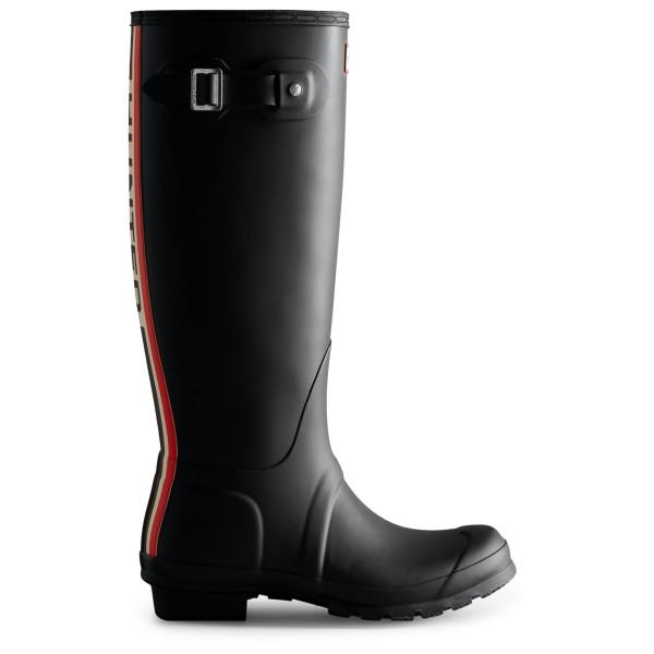Hunter Boots - Women's Original Tall Hunter Backstrap Boot - Gummistiefel EU 36 weiß/schwarz
