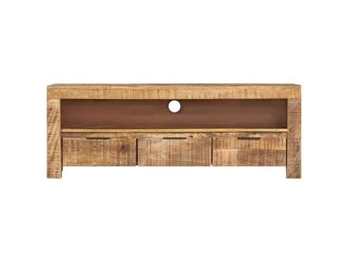 “Rabais Meuble TV/Armoire salon - Banc TV - KENNETH - 110x30x40 cm Bois de manguier brut Août315284