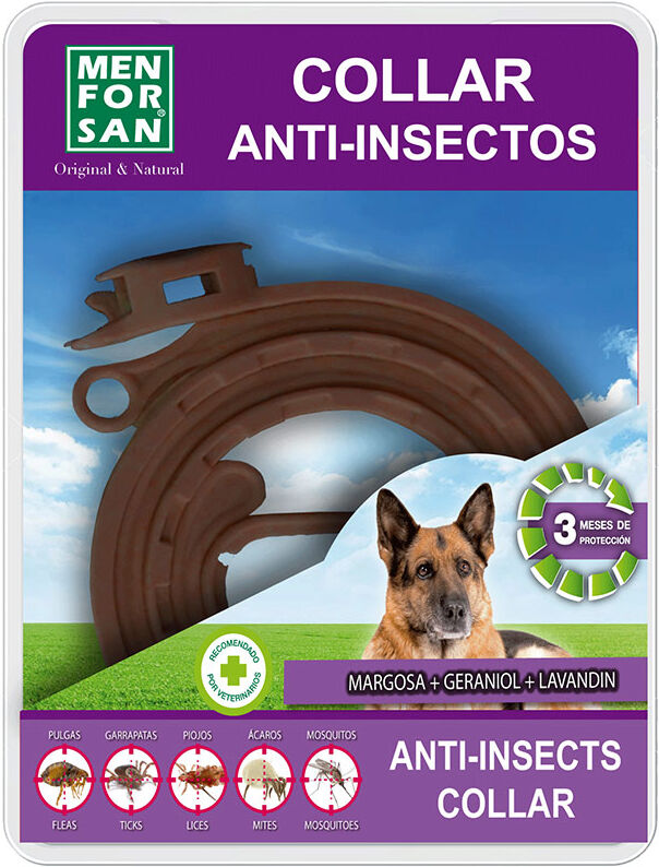 Men For San Collar perros anti-insectos 60 cm