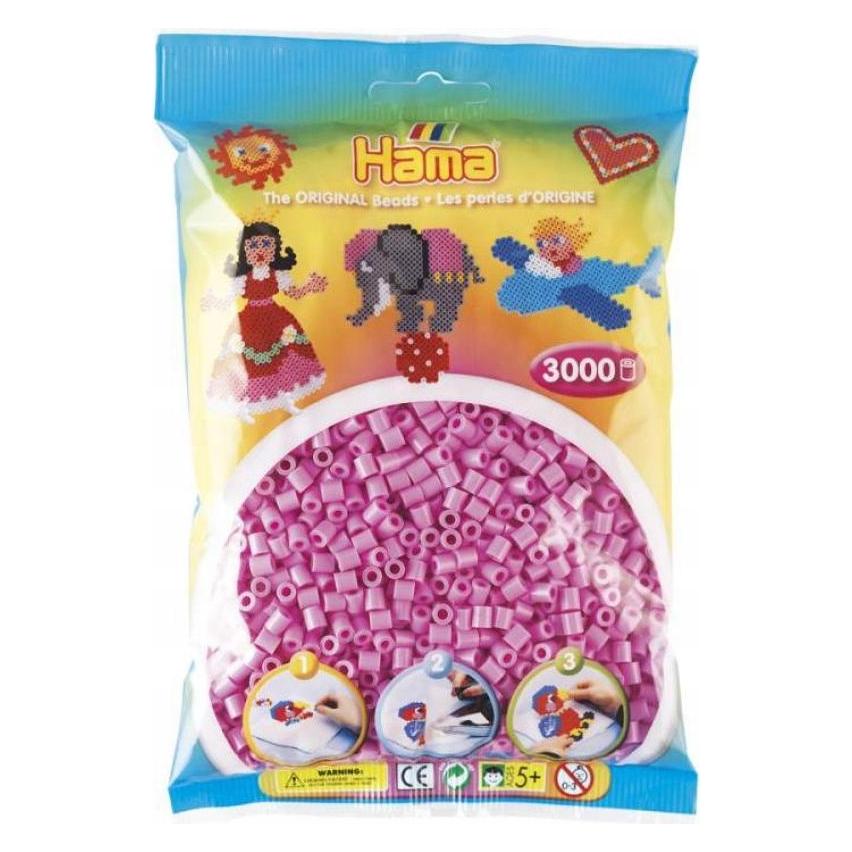 Toymax Hama midi perler 3000stk pastel pink (028178201487)