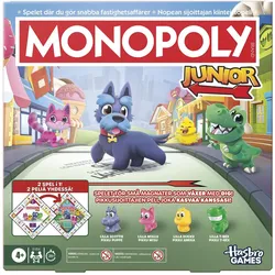 Hasbro Gaming HASBRO Monopoly Junior Square (Deutsch, 2 - 4 Spieler)