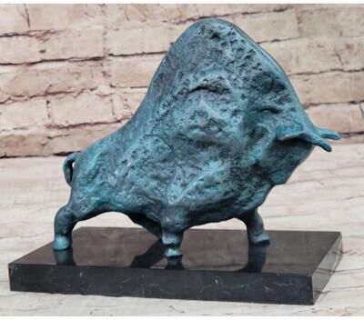 Bronzhaus Abstract Modern Art Artwork By Pablo Pico Genuine Bronze Sculpture Figurine