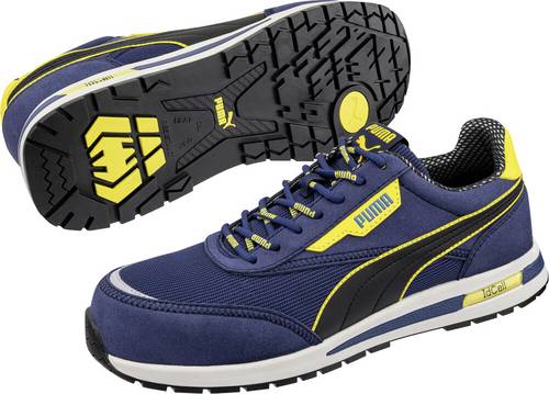 PUMA RIDER BLUE LOW SB E PS FO HRO SR 644710300000043 Sicherheitsschuh SB Schuhgröße (EU): 43 Blau 1 Paar