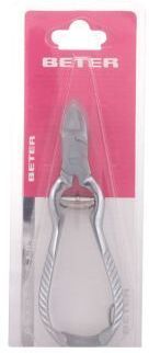Beter Chromeplated pedicure nipper with coil spring