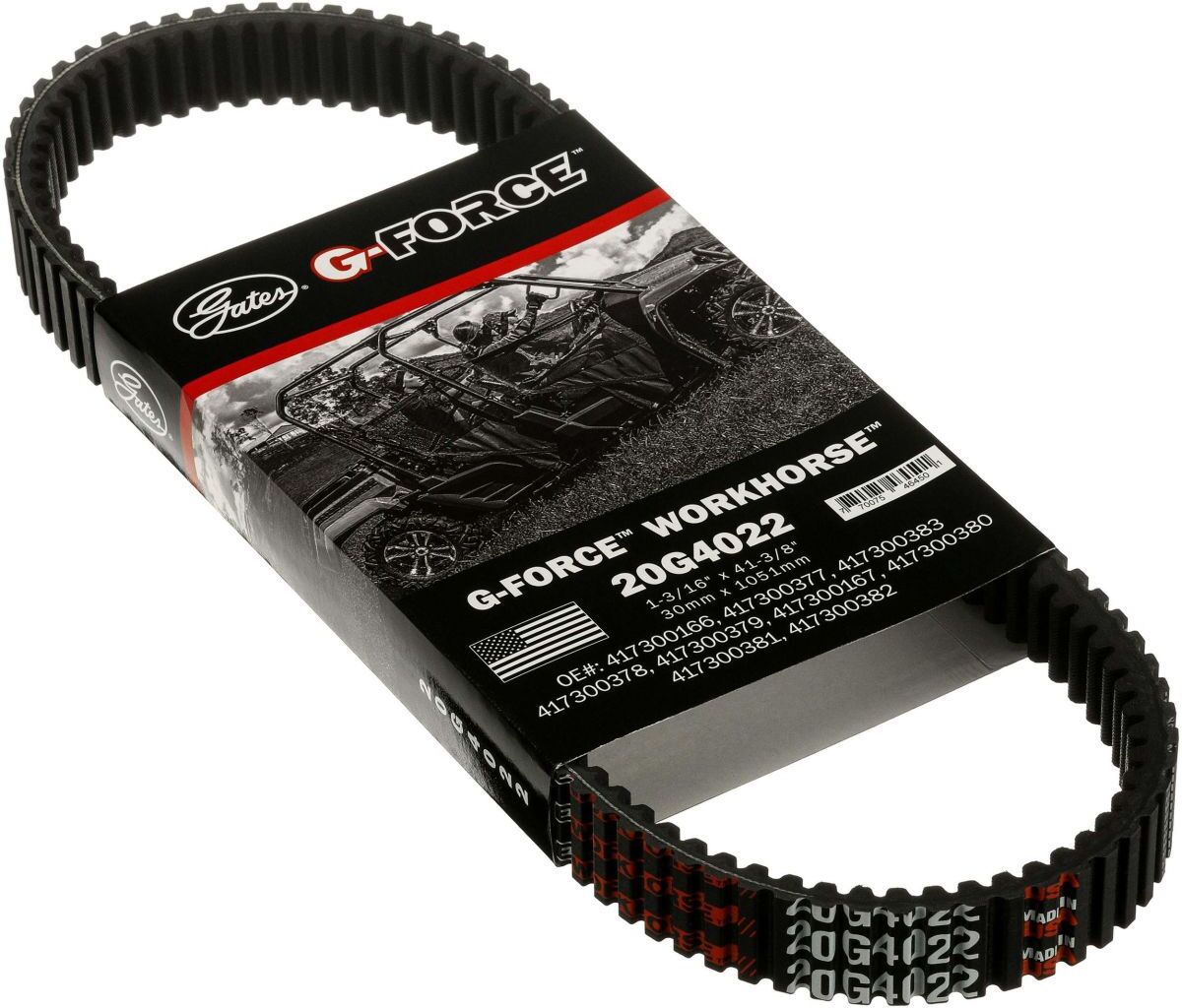 Courroie de transmission GATES GAT20G4022