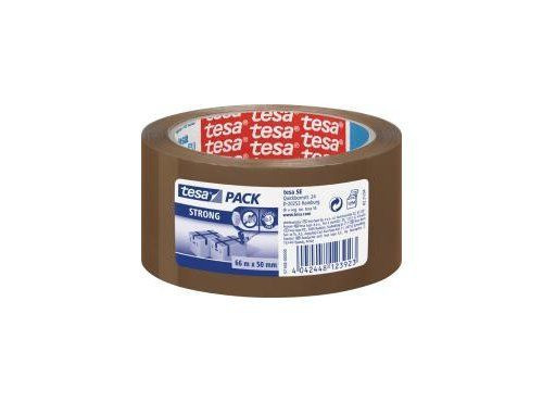 tesa PP Strong Verpakkingstape - Bruin - 66m x 50mm