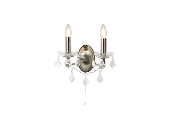 Elegante Wandlampe „Paris“ 2-Flammig Silber Searchlight