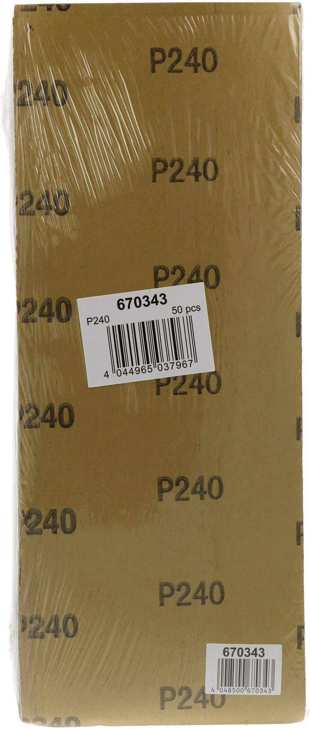 Presto Schleifpapier Nassschleifpapiere P240 (115 X 280mm) 670343