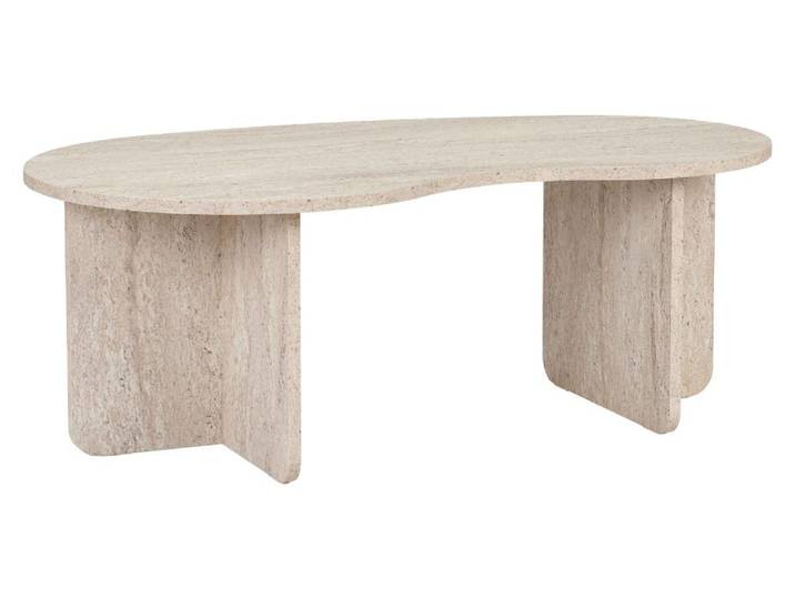 CALICOSY - Couchtisch mit organischer Platte L110 cm - MOSS