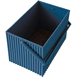 Hachiman, Aufbewahrungsbox, Aufbewahrungsbox Omnioffre M, Kunststoff, Polyester, Navy Blau, 239673 (24.80 x 14.20 x 15.50 cm)