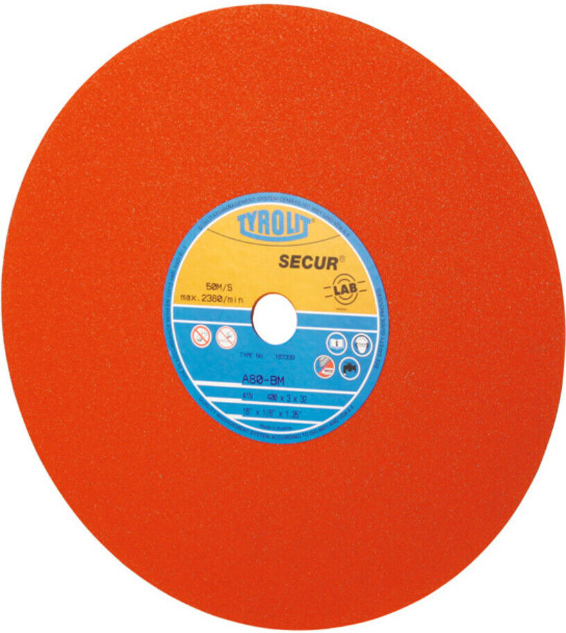 TYROLIT SECUR LAB Labor-Trennschleifscheibe DxTxH (mm), 250x1,5x32, Typ: 60 (167205)