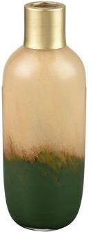 Atlas Lighting and Home Atlas Leona Caramel Colored Glass Vase