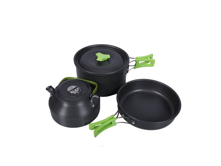Camping Pfannen Set 3-teilig