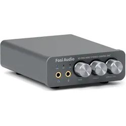 Fosi Audio K5 Pro (Bass Boost), Kopfhörerverstärker, Grau